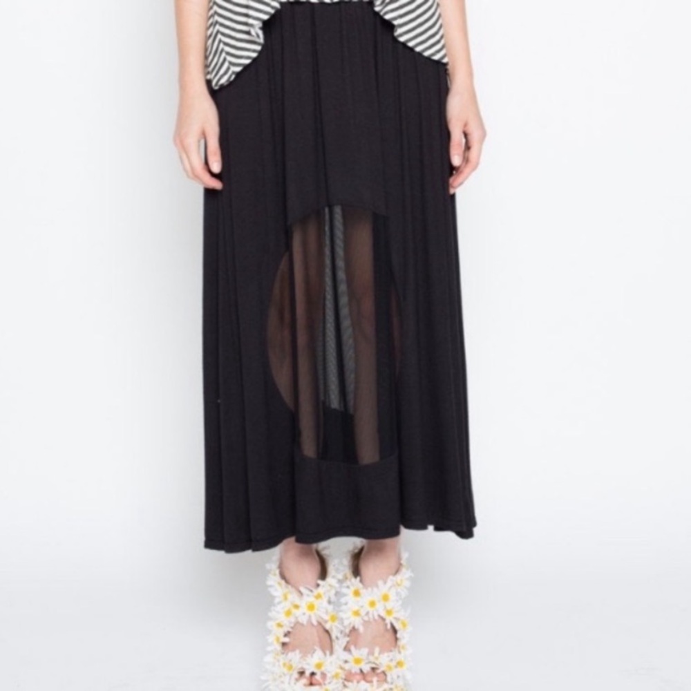 Sara Bergman Handmade Black Porthole Skirt. Very Unique! - Picture 3 of 8